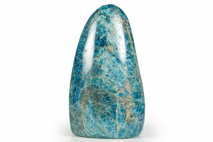 Free-Standing, Polished Blue Apatite - Madagascar #361975